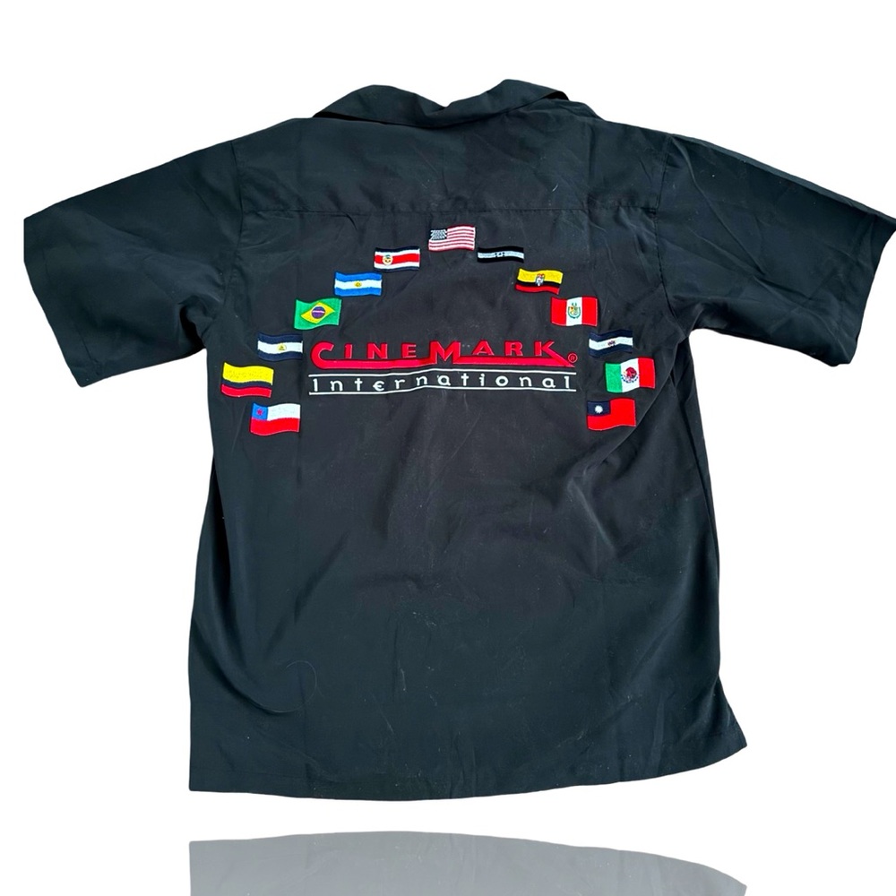 Cinemark Theaters Worldwide “Vintage” Executive Embroidered Shirt: Small